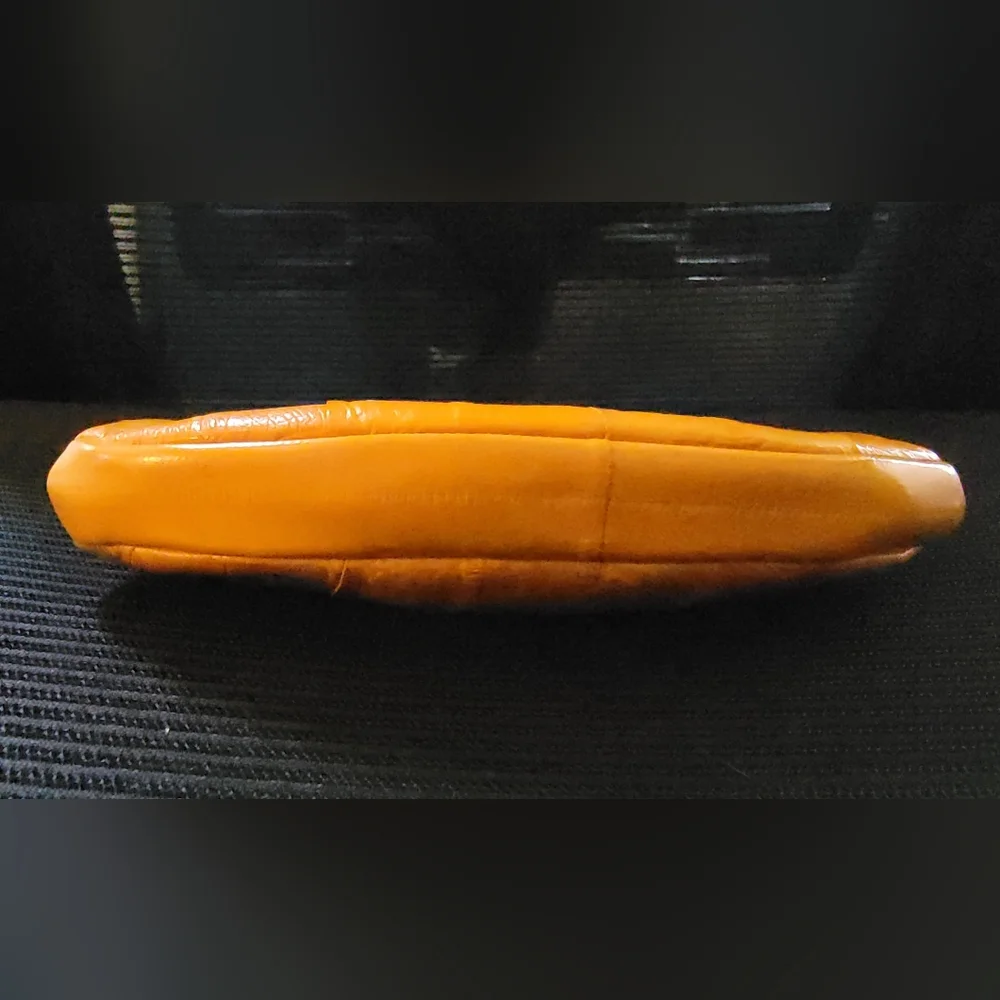 Like New- Vintage Genuine Eel Skin Double Kiss Lock Small Clutch - Picture 4 of 8